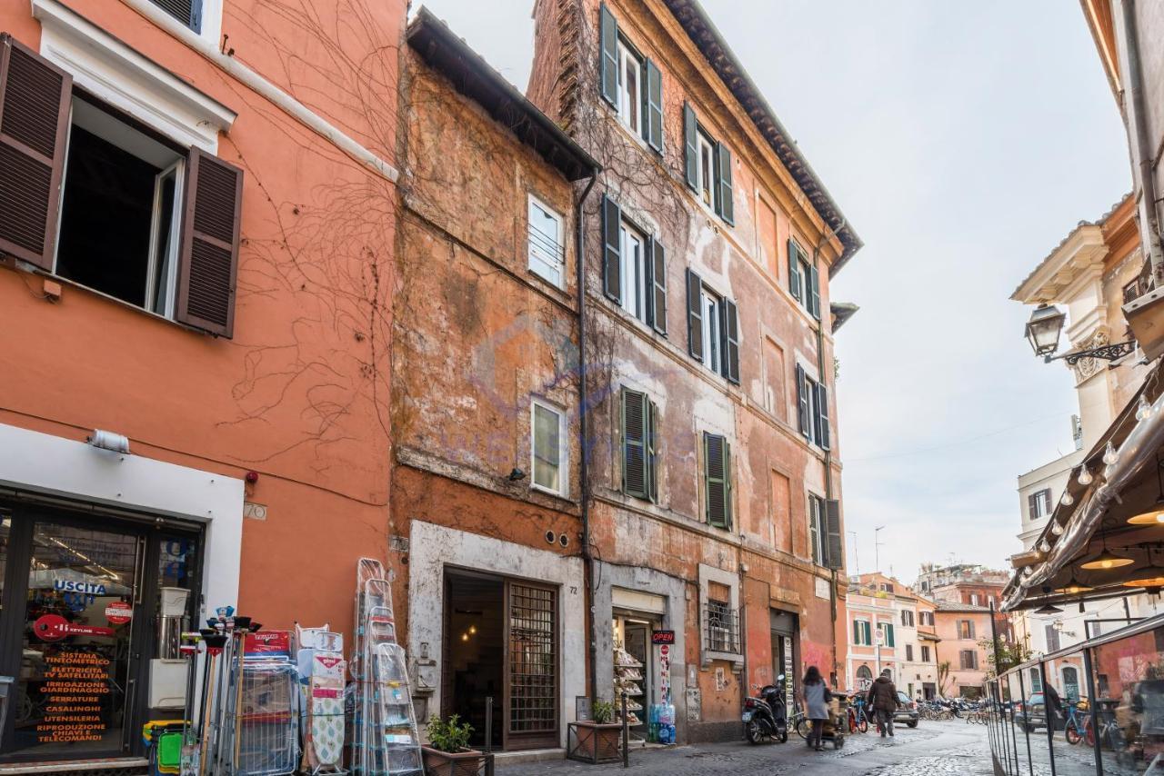 Cozy Entire Apt Close To Piazza Trilussa ローマ エクステリア 写真